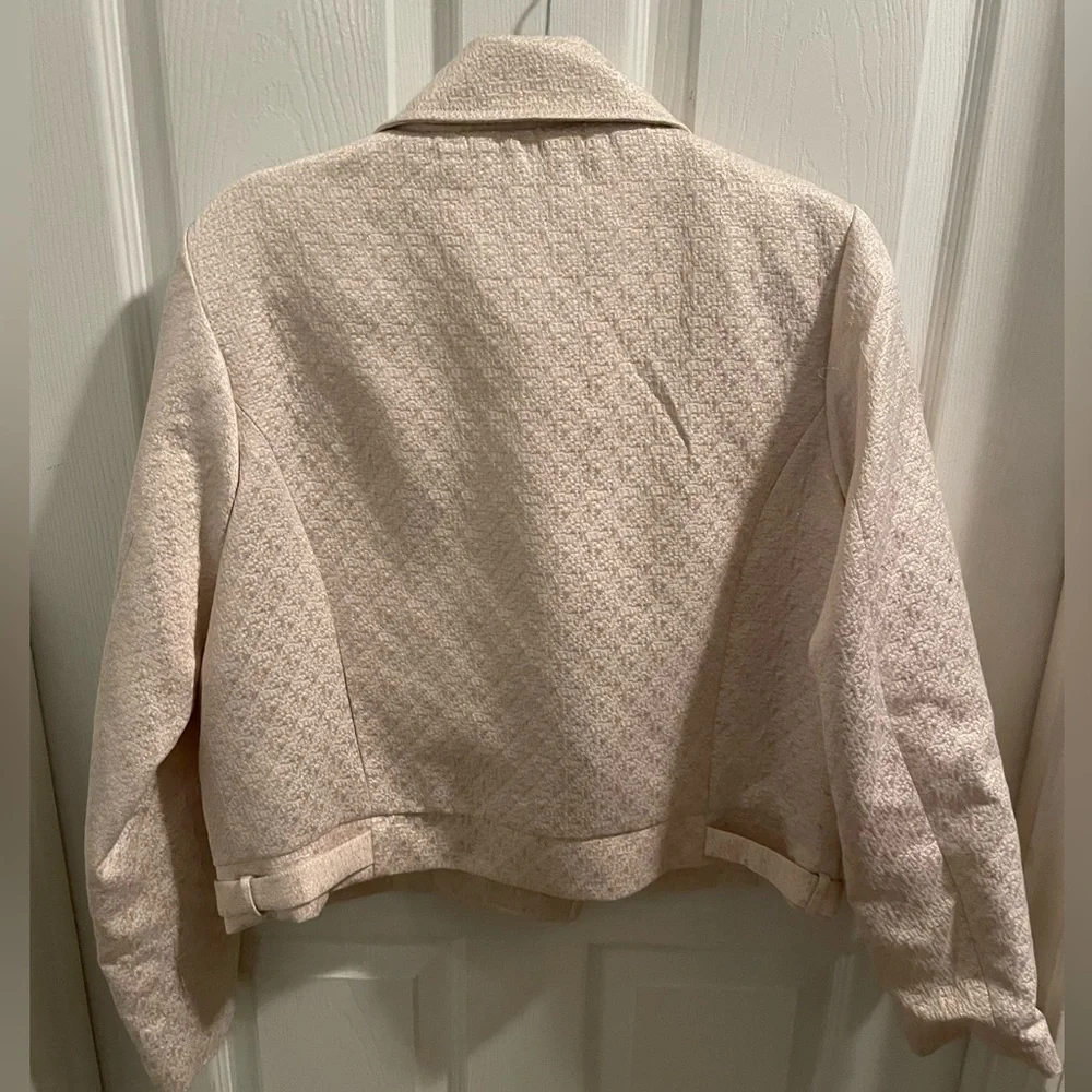 A New Day- Cream w/ Gold flecks- Blazer- Size large - Picture 3 of 6